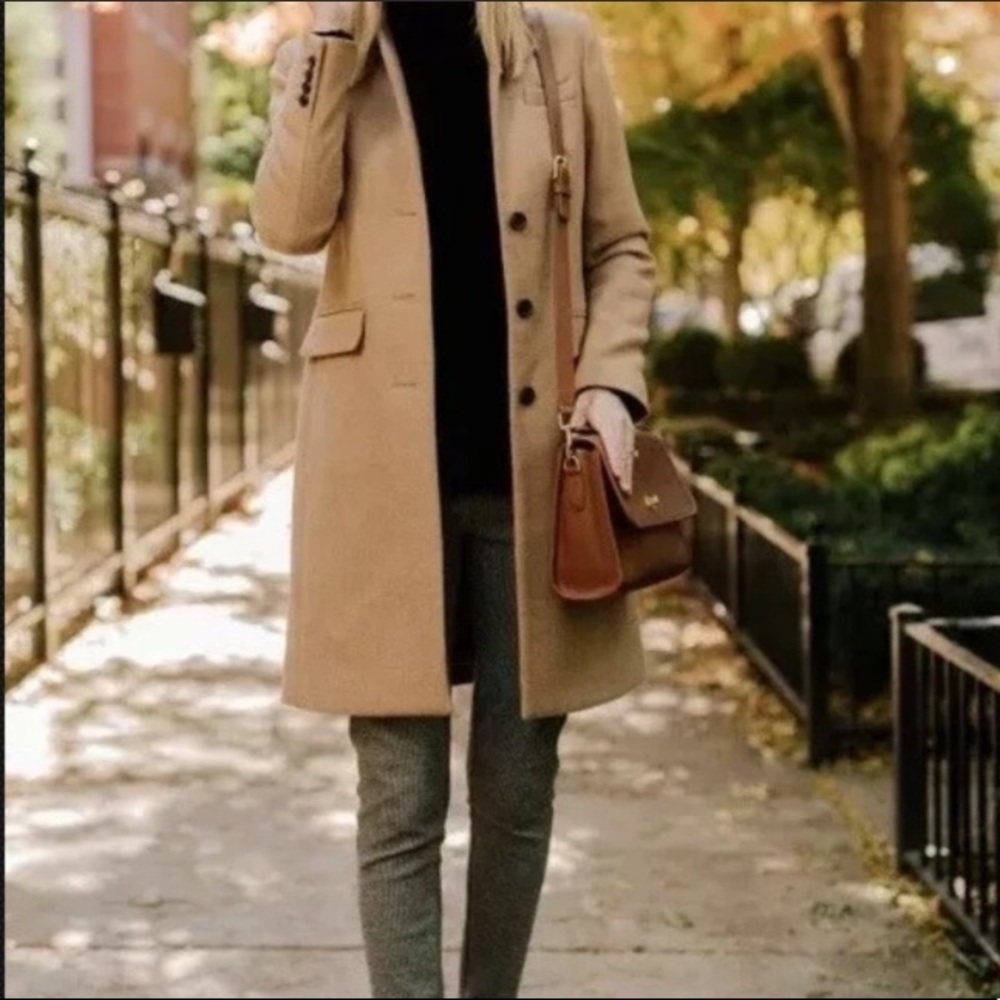 J. Crew • Camel Trench Peacoat
